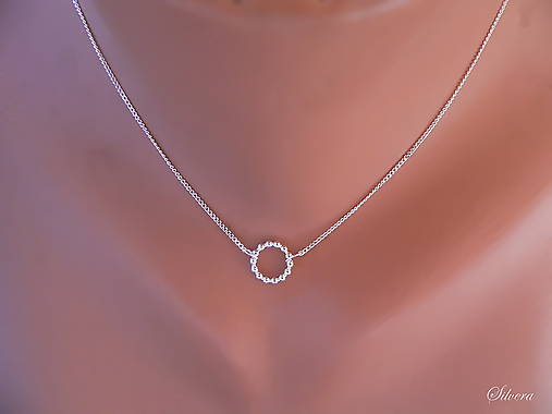 Náhrdelníky - Strieborný 925 náhrdelník KARMA Marbles - 11237923_