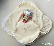 Detský textil - VLNIENKA Fusak do kočíka zo 100% ovčej vlny MERINO top super wash ARTCIC - 11235673_