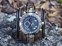Náramky - Kožené hodinky,remienok z pravej kože II - 11242755_