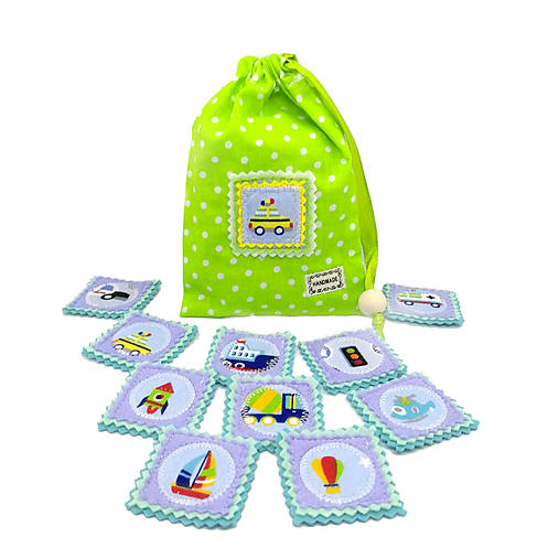 Hračky - MINI PEXESO - DOPRAVNÉ PROSTRIEDKY(10 párov) - 11253515_
