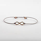 Náramky - minimalistický náramok "infinity" - 11253478_