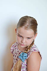 Ozdoby do vlasov - Scrunchie gumička dymovo zelená - 11255350_