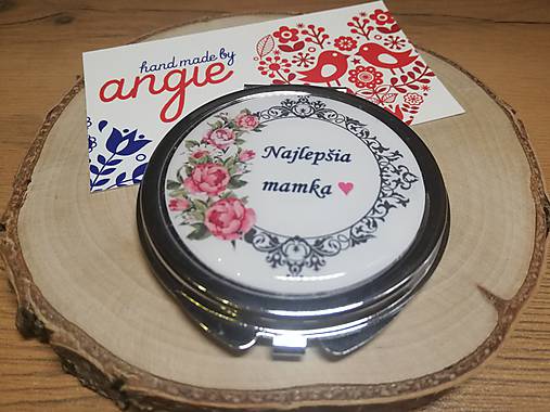 Zrkadielka - Zrkadielko "najlepšia mamka" - 11258454_