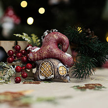 Dekorácie - Vianočná dekorácia "Zlatý domček" - 11257547_