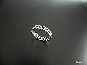 Prstene - Strieborný 925 prsten LOVE & NATURE - 11262061_
