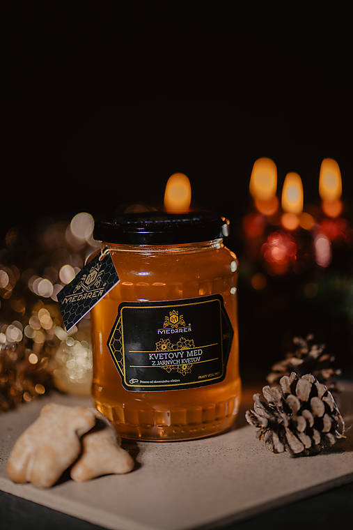 Včelie produkty - Med z jarných kvetov 950g - 11258659_