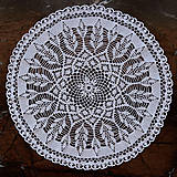 Úžitkový textil - Čipka “ Chryzantéma” - 11261872_