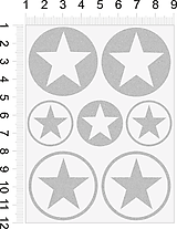 Papier - Reflexné nažehľovačky Hviezdy 1 - 11265808_