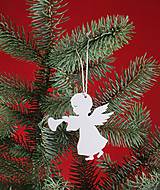 Dekorácie - Sada 24 vianočných anjelov v darcekovey krabičke - 11266315_