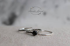Prstene - strieborný prsteň pre rockovú princeznú - 11265334_