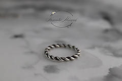 Prstene - strieborný prsteň pre rockovú princeznú - 11265339_