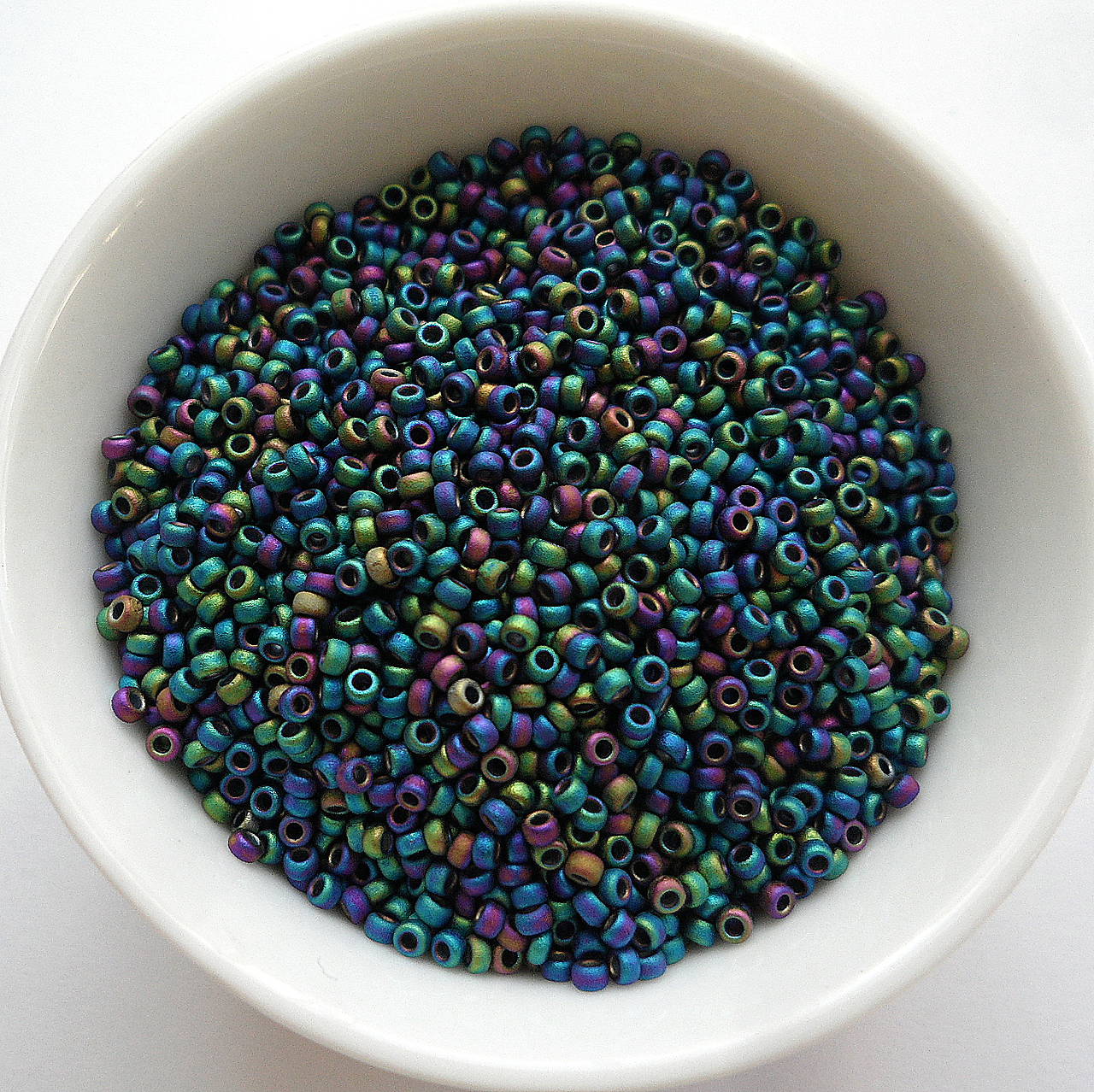 Rokajl MIYUKI 15/0=1,5mm-opaque-5g (matt AB black)