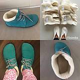Ponožky, pančuchy, obuv - Merino liners for barefoot gobi /vložky Merino wool - 11271451_