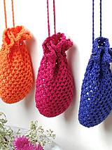 Úžitkový textil - Sieťka, vrecko na mydlo z Organic baby bavlny. - 11274027_
