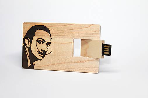 Papiernictvo - DREVENÉ USB_SALVADOR DALI - 11276630_
