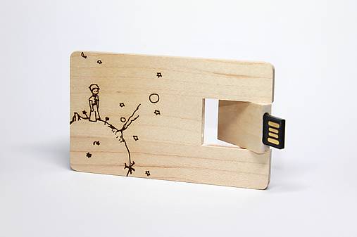 Papiernictvo - DREVENÉ USB_MALÝ PRINC - 11277990_