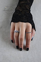 Prstene - strieborné prstene - Výpredaj pôvodne 45 - 11279070_