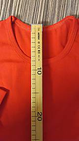 Detské oblečenie - Šaty red dlhý rukáv (74) - 11281473_