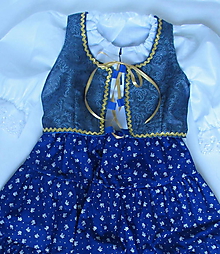 Detské oblečenie - dievčenský lajblík - živôtik ku kroju  (140-152, na 10-12 rokov) - 11288858_