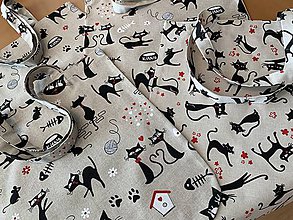 Úžitkový textil - Tašky mačičkove na želanie - 11285991_