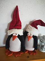 Dekorácie - Vianoční tučniaci - 11285931_