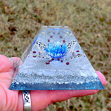 Dekorácie - Andělský květ * Modrá * Velká pyramid Komunikace - 11292821_