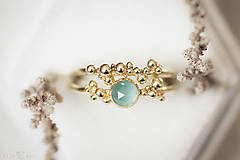 Prstene - Zlatý prsteň - Bokeh Gold Mini - 11292182_
