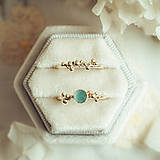 Prstene - Zlatý prsteň - Bokeh Gold Mini - 11292215_