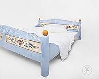 Nábytok - Ručne maľovaná posteľ (rôzne veľkosti) - 11291317_