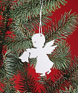 Anjel so zvončekom vianočná ozdoba