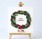 Papiernictvo - vianočná pohľadnica - 11293150_
