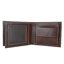 Peňaženky - Unisex peňaženka v tmavo hnedej farbe - 11296203_