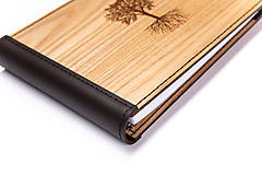 Papiernictvo - Luxusný drevený fotoalbum – Dub - 11297657_