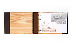 Papiernictvo - Luxusný drevený fotoalbum – Dub - 11297659_