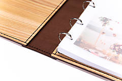 Papiernictvo - Luxusný drevený fotoalbum – Dub - 11297660_