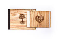 Papiernictvo - Luxusný drevený fotoalbum – Dub - 11297661_