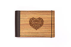 Papiernictvo - Luxusný drevený fotoalbum – Zebrano mini - 11297767_