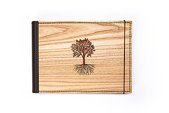 Papiernictvo - Luxusný drevený fotoalbum – Dub - 11297656_