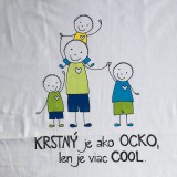 Topy, tričká, tielka - Originálne maľované tričko pre KRSTNÚ/ KRSTNÉHO so 4 postavičkami (KRSTNÝ + 3 chlapci) - 11297626_
