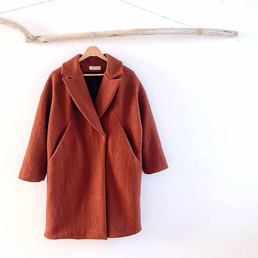 Bundy a kabáty - French coat .vlnený - 11298443_