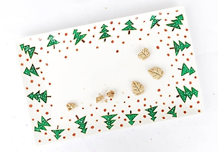 Nádoby - Vianočná tácka na koláčiky - 11301400_