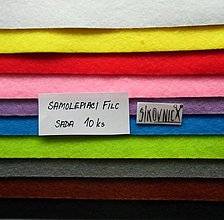 Textil - Filc - samolepiaci, A4, sada 10 ks - 11298439_