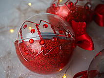 Dekorácie - TYRKYSOVÉ vianočné gule s 3D fotkou - 11299621_