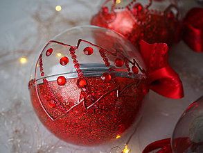 Dekorácie - MODRO- ZELENÉ vianočné gule s 3D fotkou (vzor na bokoch + zdobenie štrasovými kamienkami) - 11299521_