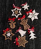 Dekorácie - Vianočné ozdoby sada -keramické-oboustranné - 11303794_