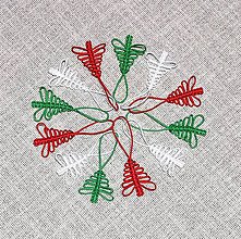 Dekorácie - Macramé vianočné stromčeky - 11302135_