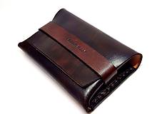 Peňaženky - Kožená Minimalistická peňaženka II - 11304747_