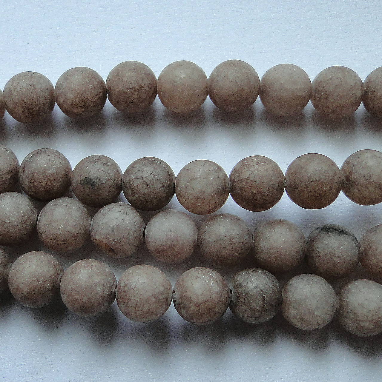 Jadeit matný 6mm-1ks (smoky)