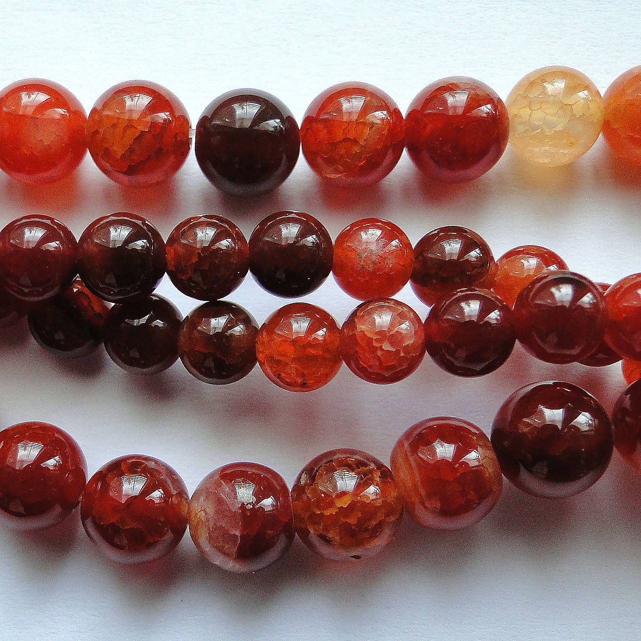 Achát krakl-mahagón-1ks