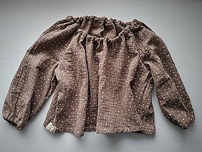 Detské oblečenie - detské bavlnené tričko/top (86 - Hnedá) - 11313872_
